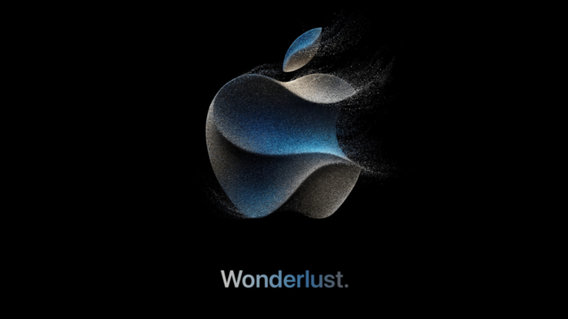 Apple Wonderlust Eylül 2023 Etkinliği